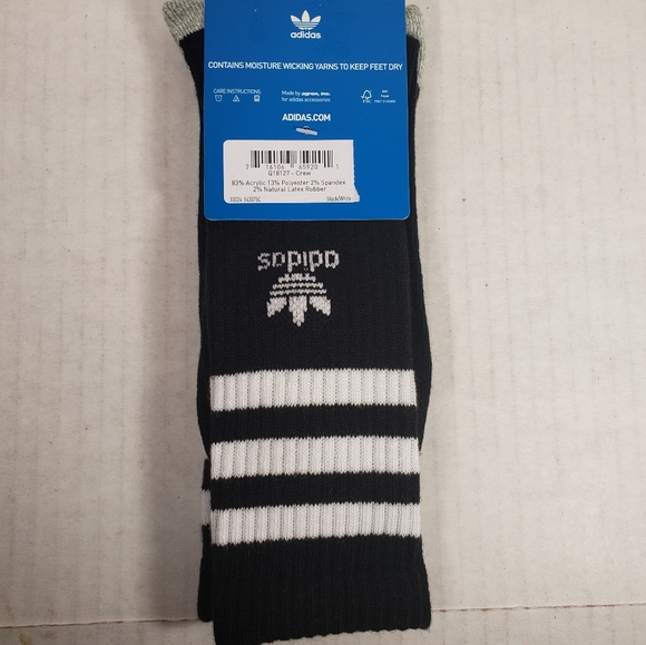 NWT Men's Adidas Crew Socks - Picture 2 of 4